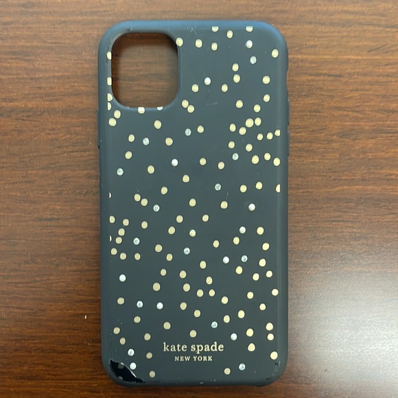 Kate Spade disco dots iPhone 11 case with rhinestones - Picture 1 of 9